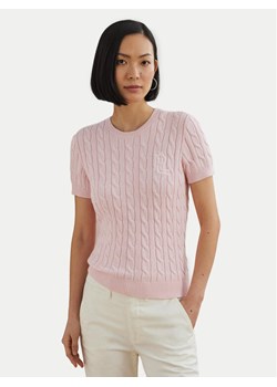 LAUREN RALPH LAUREN Sweter 200965880002 Różowy Relaxed Fit ze sklepu MODIVO w kategorii Swetry damskie - zdjęcie 181157259