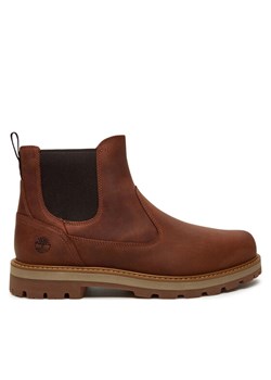 Timberland Sztyblety Britton Road Mid Chelsea TB0A6A4WEM61 Brązowy ze sklepu MODIVO w kategorii Buty zimowe męskie - zdjęcie 181157769