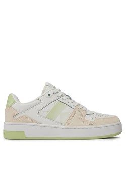 Calvin Klein Jeans Sneakersy Basket Cupsole Lace Mix Nbs Sat YW0YW01446 Biały ze sklepu MODIVO w kategorii Buty sportowe damskie - zdjęcie 181157797