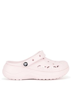 Crocs Klapki BAYA PLATFORM CLOG 208186-6PI Różowy ze sklepu MODIVO w kategorii Klapki damskie - zdjęcie 181158007