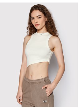 Reebok Top Classics HG1144 Beżowy Slim Fit ze sklepu MODIVO w kategorii Bluzki damskie - zdjęcie 181158036