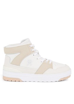 Tommy Hilfiger Sneakersy Th Hi Basket Sneaker FW0FW07308 Biały ze sklepu MODIVO w kategorii Buty sportowe damskie - zdjęcie 181158077