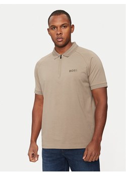 BOSS Polo Philix Mirror 50525119 Beżowy Regular Fit - id: 0000304241680 - marki BOSS HUGO BOSS - 181158246 BOSS Polo Philix Mirror 50525119 Beżowy Regular Fit ze sklepu MODIVO w kategorii T-shirty męskie - zdjęcie 181158246