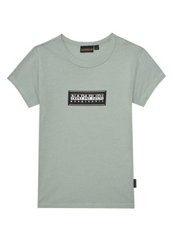 Napapijri T-Shirt Chamois NP0A4ILE M Zielony Regular Fit ze sklepu MODIVO w kategorii T-shirty chłopięce - zdjęcie 181158269