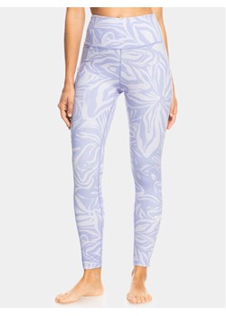 Roxy Legginsy Heart Into Ankl Ndpt ERJNP03492 Fioletowy Slim Fit ze sklepu MODIVO w kategorii Spodnie damskie - zdjęcie 181158369