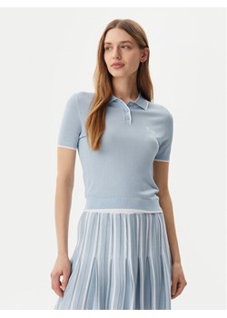 Guess Polo V5GP00Z3D60 Niebieski Slim Fit ze sklepu MODIVO w kategorii Bluzki damskie - zdjęcie 181158397