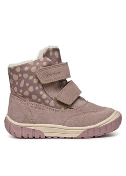 Geox Kozaki B Omar Girl Wpf B462LB 022MN C5005 S Beżowy ze sklepu MODIVO w kategorii Buty zimowe dziecięce - zdjęcie 181158405