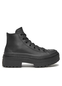 Converse Botki Chuck Taylor All Star Lugged Heel Leather Platform A10369C Czarny ze sklepu MODIVO w kategorii Botki - zdjęcie 181158465