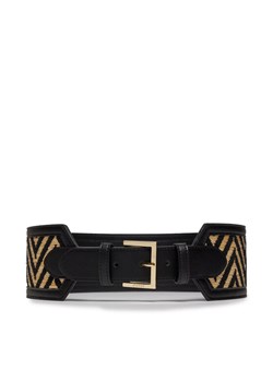 Guess Pasek na talię Noelle BW9125 P4280 Czarny ze sklepu MODIVO w kategorii Paski damskie - zdjęcie 181158476