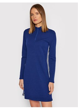 DKNY Sukienka dzianinowa DD1GD247 Granatowy Regular Fit ze sklepu MODIVO w kategorii Sukienki - zdjęcie 181158597