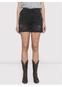 Noisy May Szorty jeansowe Smiley 27010865 Czarny Regular Fit ze sklepu MODIVO w kategorii Szorty - zdjęcie 181158665