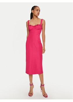 Versace Jeans Couture Sukienka koktajlowa 77HAO935 Różowy Slim Fit ze sklepu MODIVO w kategorii Sukienki - zdjęcie 181158697