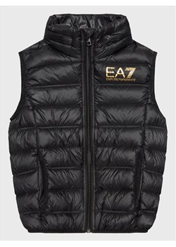EA7 Emporio Armani Kamizelka 8NBQ02 BN29Z 0200 Czarny Regular Fit ze sklepu MODIVO w kategorii Kamizelki chłopięce - zdjęcie 181158745