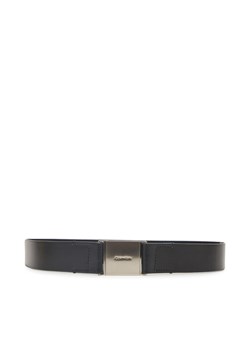 Calvin Klein Pasek Damski Logo Plaque Elasticated Belt 3.0 K60K612931 Czarny ze sklepu MODIVO w kategorii Paski damskie - zdjęcie 181158759