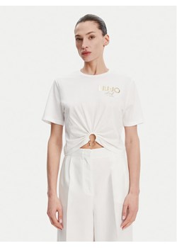 Liu Jo T-Shirt WA5139 JS923 Biały Regular Fit ze sklepu MODIVO w kategorii Bluzki damskie - zdjęcie 181158777