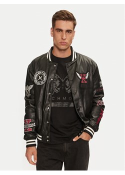 Richmond X Kurtka z imitacji skóry Meleb UMA24217GB Czarny Regular Fit ze sklepu MODIVO w kategorii Kurtki męskie - zdjęcie 181158876