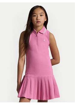 Polo Ralph Lauren Sukienka codzienna 313965016001 Różowy Slim Fit ze sklepu MODIVO w kategorii Sukienki dziewczęce - zdjęcie 181158897