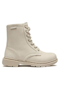 Kappa Botki 242885 Écru ze sklepu MODIVO w kategorii Workery damskie - zdjęcie 181159099