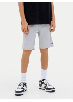 Jack&Jones Junior Szorty sportowe Gordon Fusion 12274667 Szary Slim Fit ze sklepu MODIVO w kategorii Spodenki chłopięce - zdjęcie 181159119