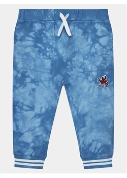 United Colors Of Benetton Spodnie dresowe 3EM5GF03P Niebieski Regular Fit ze sklepu MODIVO w kategorii Spodnie i półśpiochy - zdjęcie 181159217