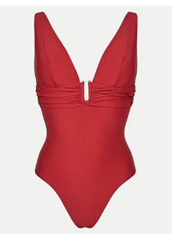 Hunkemöller Strój kąpielowy Shaping Luna 301359 Czerwony ze sklepu MODIVO w kategorii Stroje kąpielowe - zdjęcie 181159246