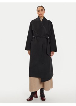IVY OAK Płaszcz wełniany Carrie Rose IO111048 Czarny Loose Fit ze sklepu MODIVO w kategorii Płaszcze damskie - zdjęcie 181159259