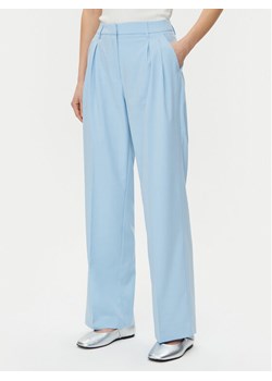 Vero Moda Spodnie materiałowe Liba 10324626 Błękitny Wide Leg ze sklepu MODIVO w kategorii Spodnie damskie - zdjęcie 181159285