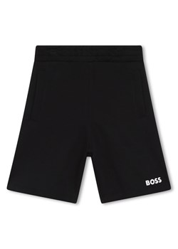 Boss Szorty sportowe J24816 S Czarny Regular Fit ze sklepu MODIVO w kategorii Spodenki chłopięce - zdjęcie 181159287