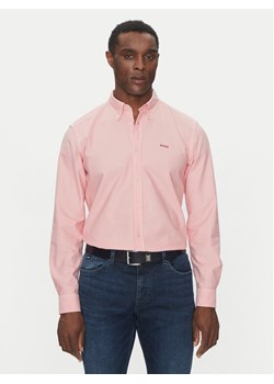BOSS Koszula H-Roan 50521996 Różowy Slim Fit ze sklepu MODIVO w kategorii Koszule męskie - zdjęcie 181159517