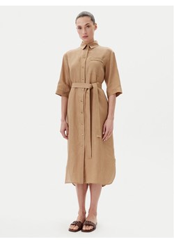 Max Mara Sukienka koszulowa Salute 2516221028 Brązowy Regular Fit ze sklepu MODIVO w kategorii Sukienki - zdjęcie 181159605