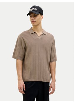 Jack&Jones Sweter Varenna 12272578 Beżowy Relaxed Fit ze sklepu MODIVO w kategorii Swetry męskie - zdjęcie 181159607