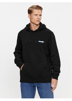 Wrangler Bluza 112343376 Czarny Regular Fit ze sklepu MODIVO w kategorii Bluzy męskie - zdjęcie 181159645