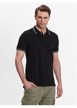 Geox Polo Piquet M3510A-T2649 F9000 Czarny Regular Fit ze sklepu MODIVO w kategorii T-shirty męskie - zdjęcie 181159737