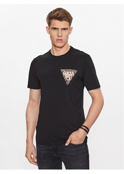 Guess T-Shirt M3YI22 J1314 Czarny Slim Fit ze sklepu MODIVO w kategorii T-shirty męskie - zdjęcie 181159867