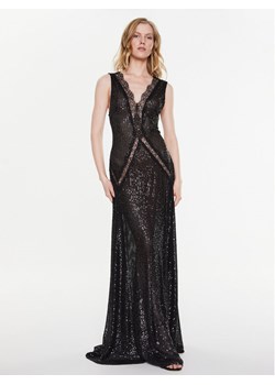Elisabetta Franchi Sukienka wieczorowa AB-366-32E2-V740 Czarny Regular Fit ze sklepu MODIVO w kategorii Sukienki - zdjęcie 181160067