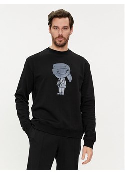 KARL LAGERFELD Bluza 705428 542941 Czarny Regular Fit ze sklepu MODIVO w kategorii Bluzy męskie - zdjęcie 181160108