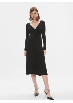 Pinko Sukienka dzianinowa Coccodrillo 102023 A18P Czarny Regular Fit ze sklepu MODIVO w kategorii Sukienki - zdjęcie 181160128