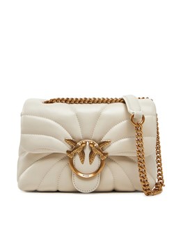 PINKO Torebka Love Puff Mini Cl AI 24-25 PLTT 100039 A1EX Écru ze sklepu MODIVO w kategorii Kopertówki - zdjęcie 181160156