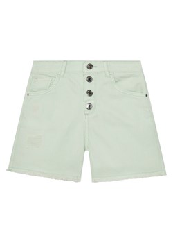 Guess Szorty materiałowe J5GD29 WH6L0 Zielony Regular Fit ze sklepu MODIVO w kategorii Spodenki dziewczęce - zdjęcie 181160197