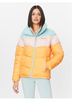 Columbia Kurtka zimowa Puffect™ Color Blocked Jacket Pomarańczowy Regular Fit ze sklepu MODIVO w kategorii Kurtki damskie - zdjęcie 181160199