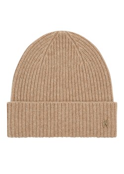 Tommy Hilfiger Czapka AW0AW16623 Beżowy ze sklepu MODIVO w kategorii Czapki zimowe damskie - zdjęcie 181160328