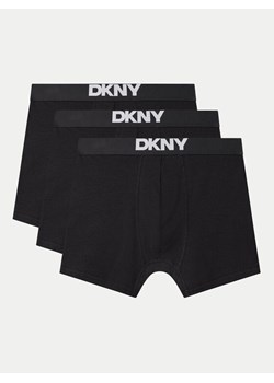 DKNY Komplet 3 par bokserek NEW YORK Czarny ze sklepu MODIVO w kategorii Majtki męskie - zdjęcie 181160346