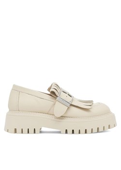 Badura Loafersy DEBORAH-24SS200 Beżowy ze sklepu MODIVO w kategorii Półbuty damskie - zdjęcie 181160347