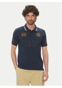 La Martina Polo Achille MAPG30 PK097 Granatowy Regular Fit ze sklepu MODIVO w kategorii T-shirty męskie - zdjęcie 181160366