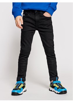 Calvin Klein Jeans Jeansy IB0IB00766 Czarny Slim Fit ze sklepu MODIVO w kategorii Spodnie chłopięce - zdjęcie 181160367