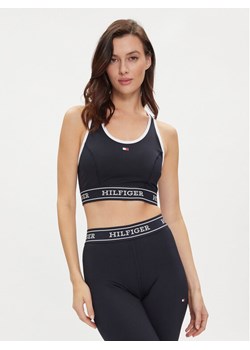 Tommy Hilfiger Biustonosz sportowy Monotype WW0WW41517 Granatowy ze sklepu MODIVO w kategorii Biustonosze - zdjęcie 181160377