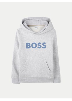 Boss Bluza J51187 S Szary Regular Fit ze sklepu MODIVO w kategorii Bluzy chłopięce - zdjęcie 181160398