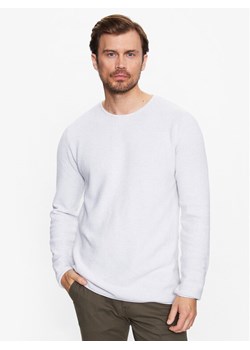 INDICODE Bluza Kristian 35-128 Biały Regular Fit ze sklepu MODIVO w kategorii Bluzy męskie - zdjęcie 181160439