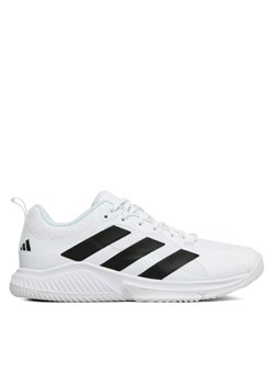 adidas Buty halowe Court Team Bounce 2.0 Shoes HR1239 Biały ze sklepu MODIVO w kategorii Buty sportowe męskie - zdjęcie 181160459
