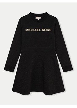 MICHAEL KORS KIDS Sukienka codzienna R30166 D Czarny Regular Fit - id: 0000304184321 - marki Michael Kors Kids - 181160466 MICHAEL KORS KIDS Sukienka codzienna R30166 D Czarny Regular Fit ze sklepu MODIVO w kategorii Sukienki dziewczęce - zdjęcie 181160466